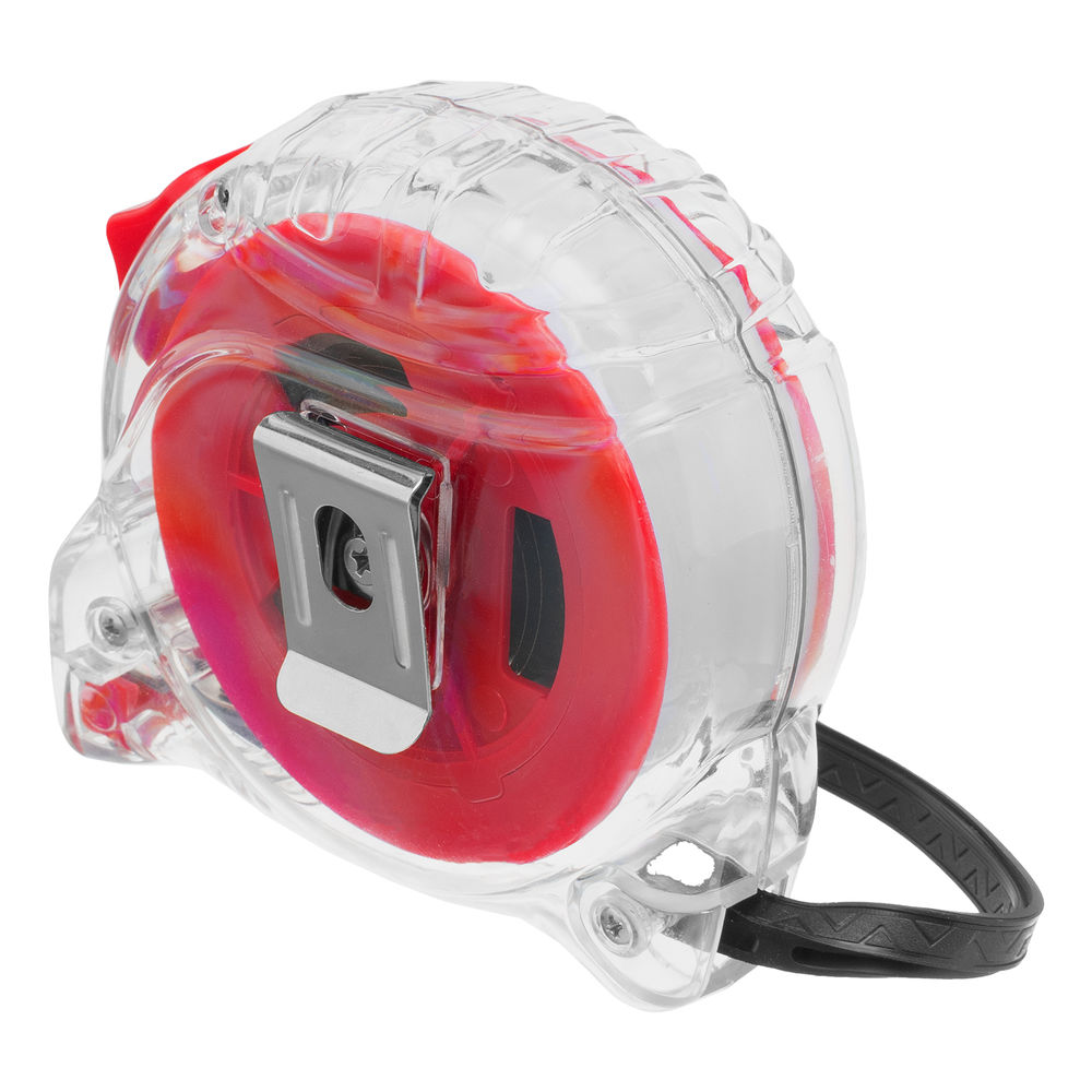 Рулетка Crystal,10 м х 25 мм,корпус из поликарбоната Matrix