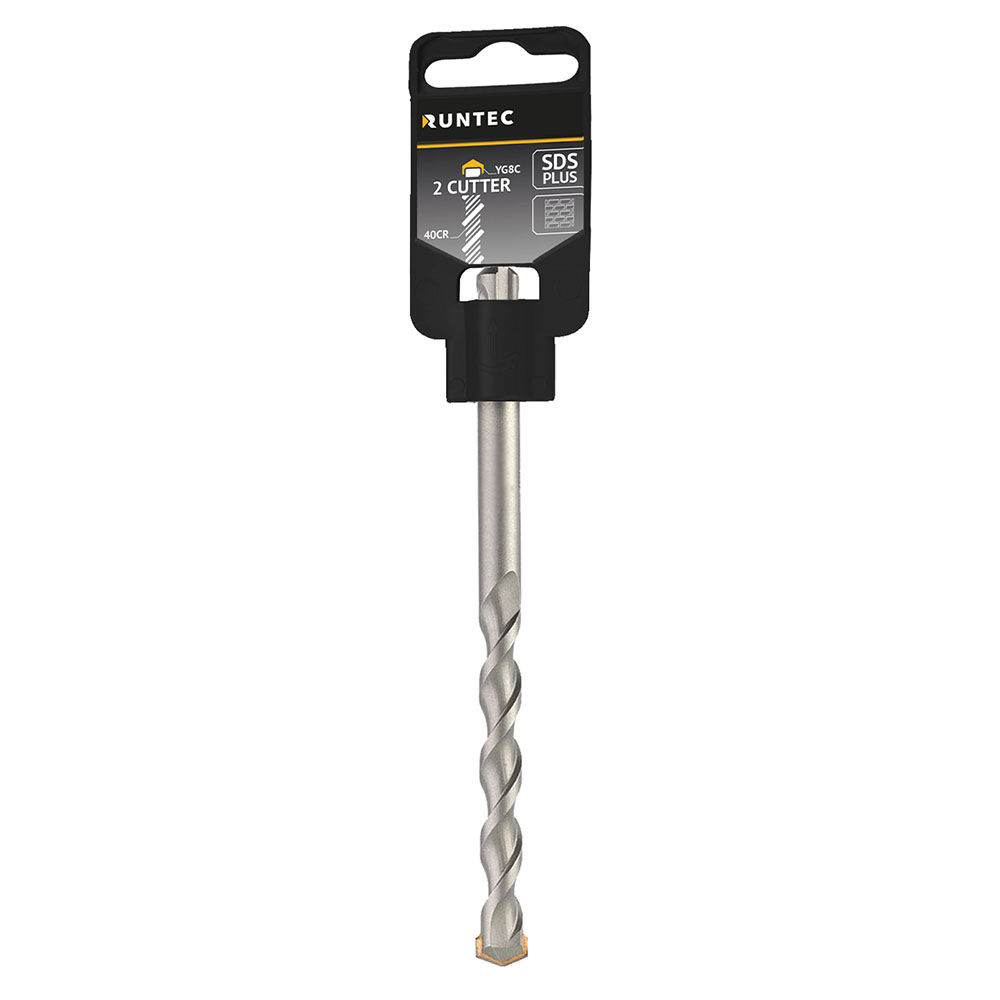 Бур по бетону SDS-Plus Runtec 2 Cutter 16x130x210, RUNTEC, RT-RD2X16210