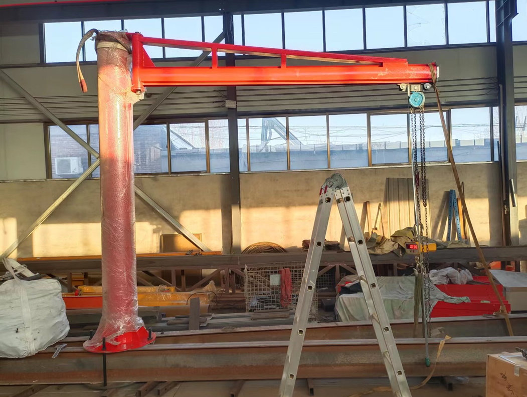 Кран консольный поворотный ручной TOR PSJ45050 500 кг, высота 4 м, стрела 5 м (1050602)