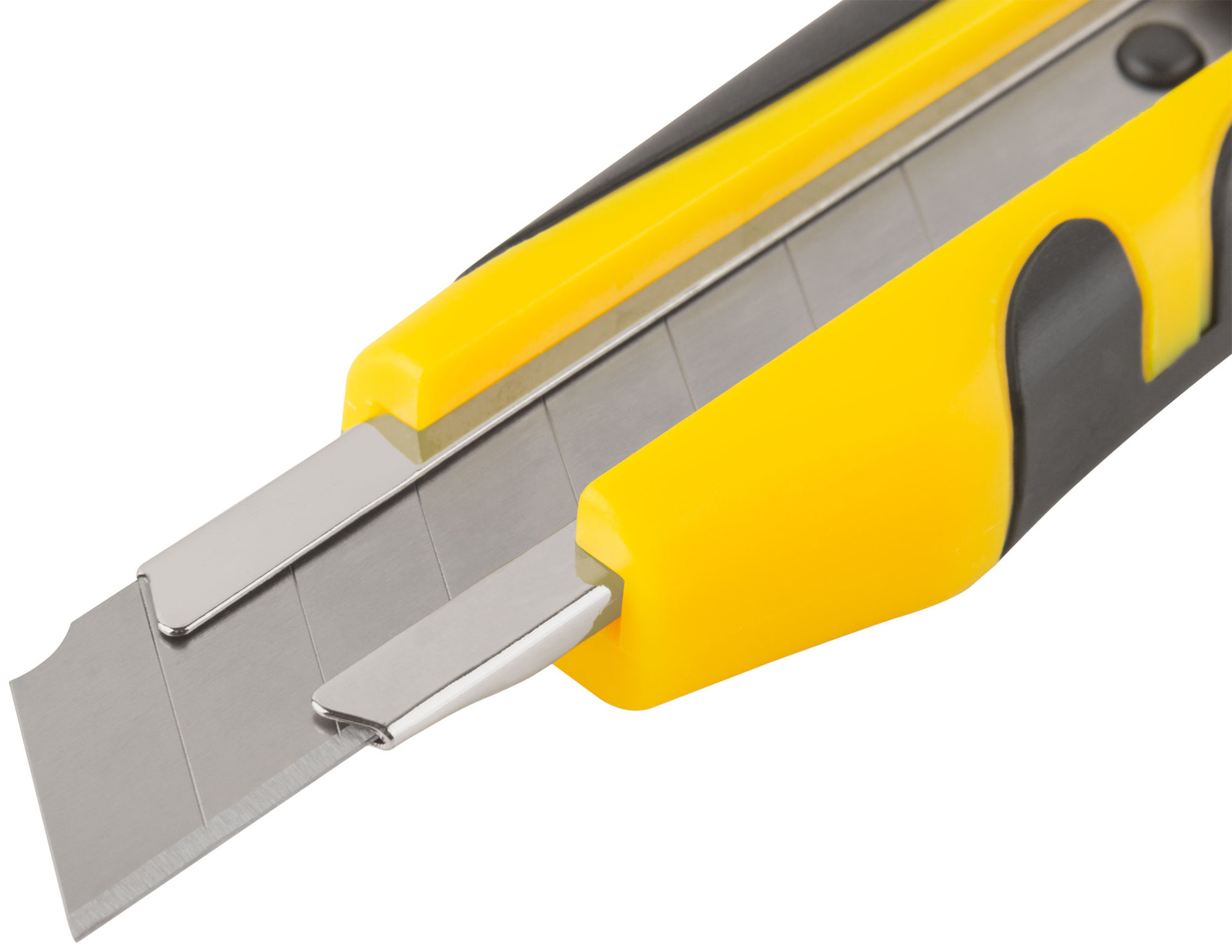 Нож технический 18 мм усиленный прорезиненный (10252)