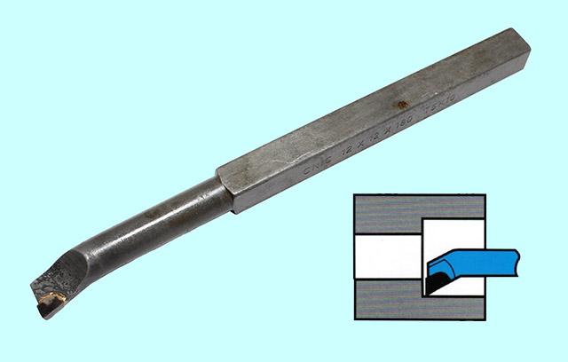 Резец Расточной 12х12х180 Т15К6 для глухих отверстий DIN 4974 CNIC