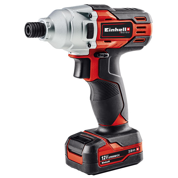Винтовёрт акк.ударный Einhell TE-CI 12 Li, 12В, 90 Нм, 0-2400об/мин, 1/4,1x 2.0 Aч (4510050)