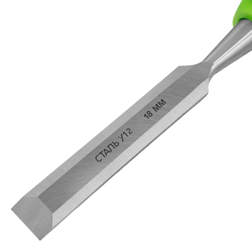 Долото-стамеска, 18 мм, двухкомпонентная рукоятка Сибртех