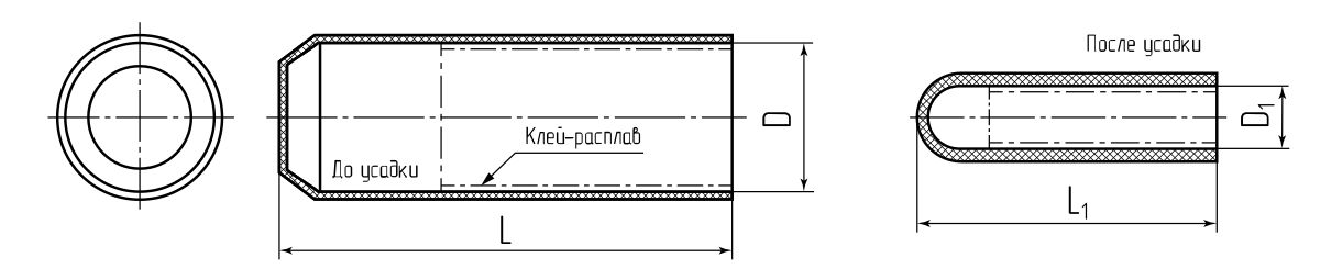 Капа кабельная термоусаживаемая ОГТ-20/8 (КВТ) (69341)