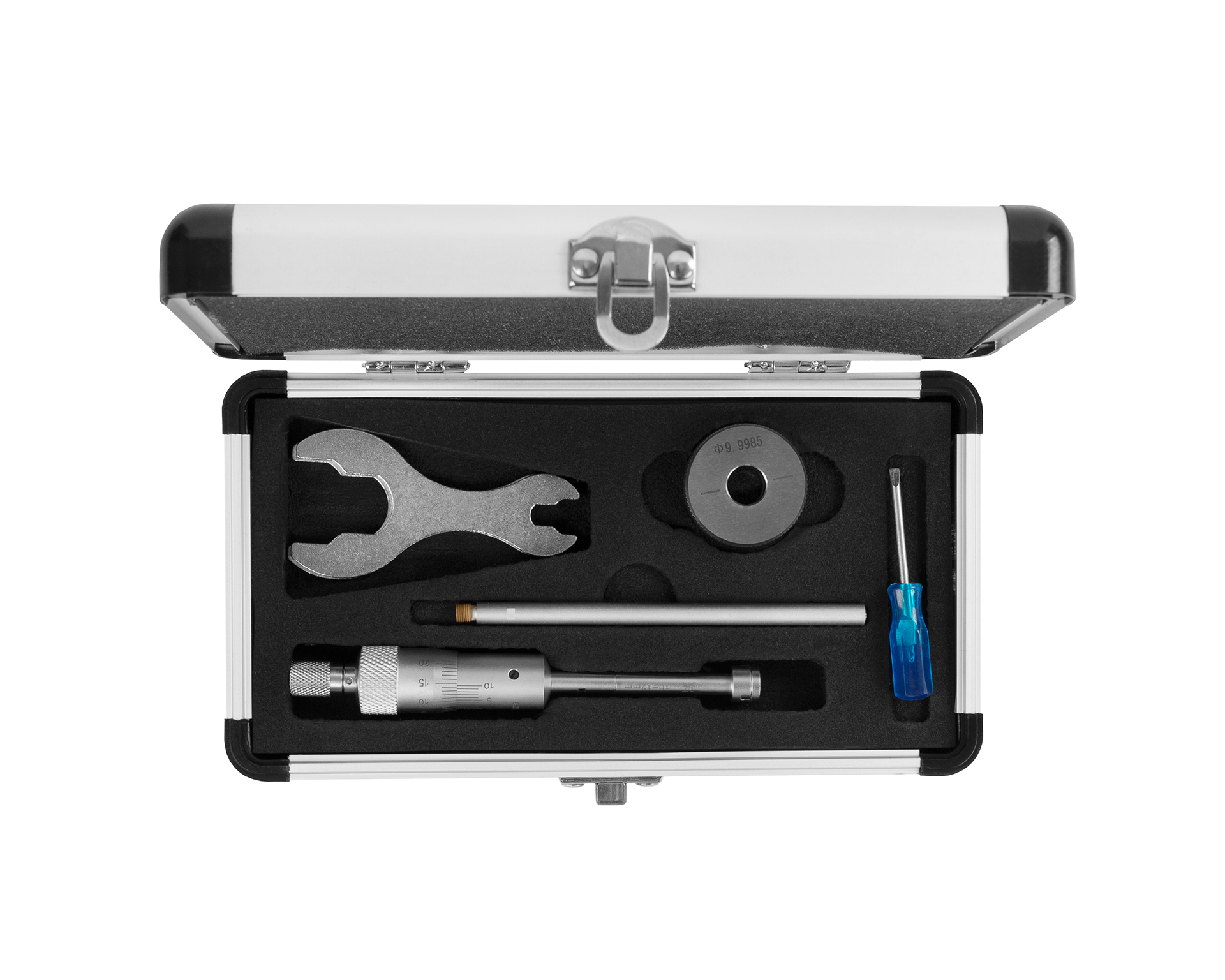 Нутромер микрометрический 3-точечный 10-12 0,001 у/к SHAN