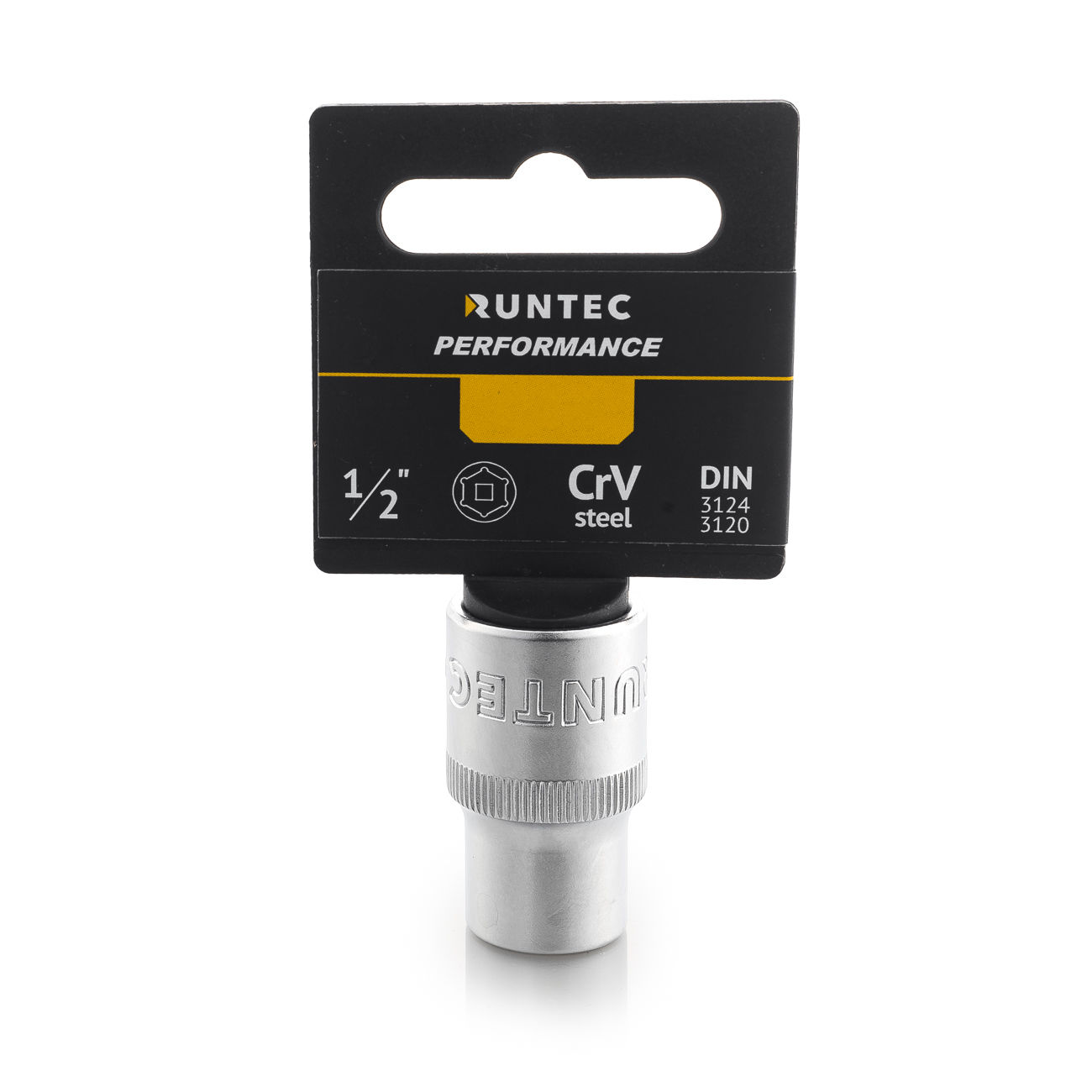 RUNTEC RT-H12S10 Головка торцевая RUNTEC CrV, 6PT, 1/2, 10 мм (RT-H12S10)