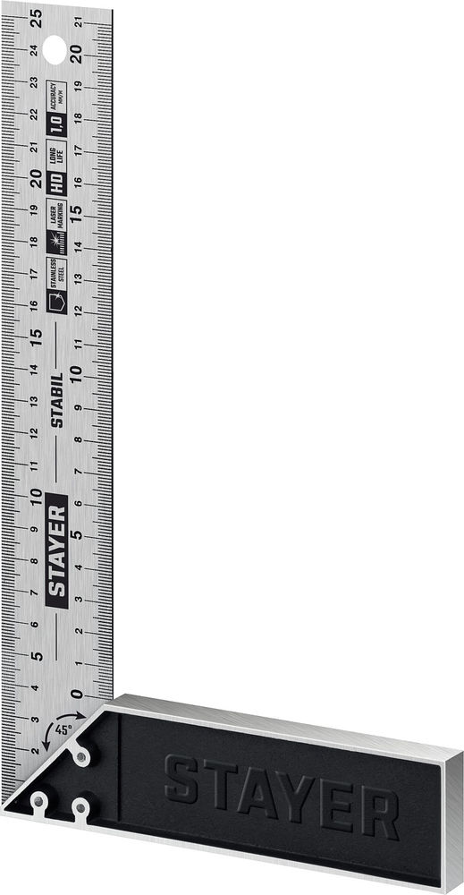 Угольник столярный 250 мм STAYER Professional 3431-25_z02