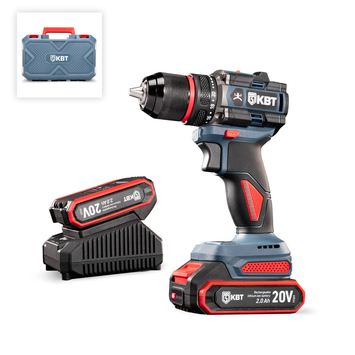 Дрель-шуруповерт DB-20-13 серия ПРОФИ (КВТ) (102588)