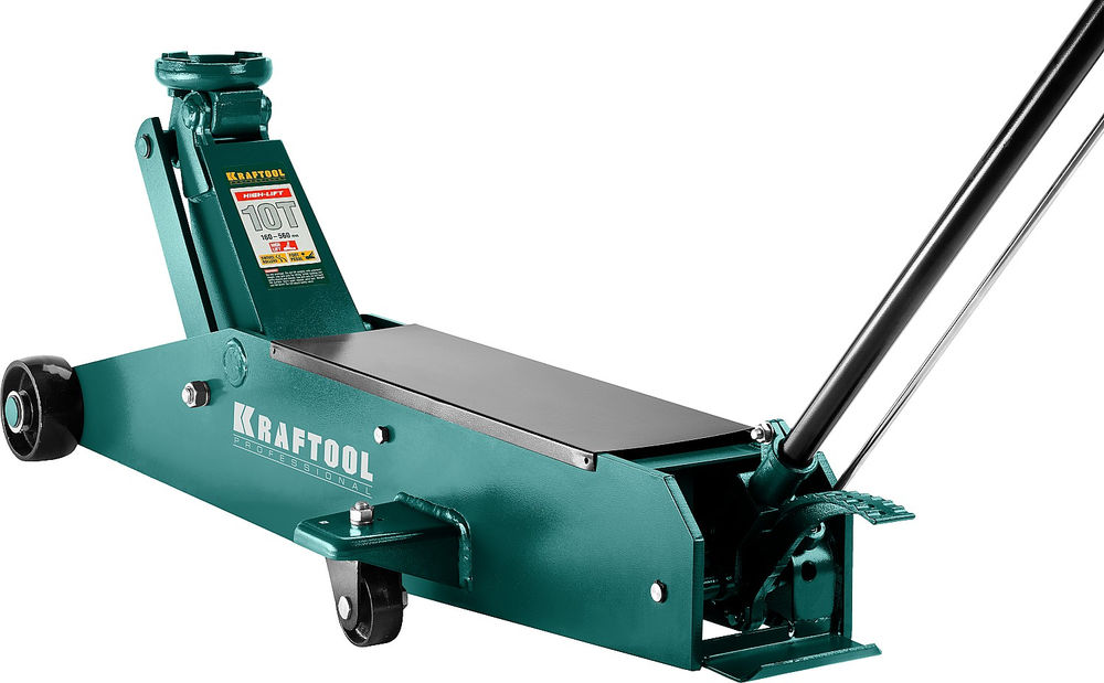 Домкрат подкатной 10 т, 160 - 560 мм для тяжелой техники HIGH-LIFT KRAFTOOL 43455-10