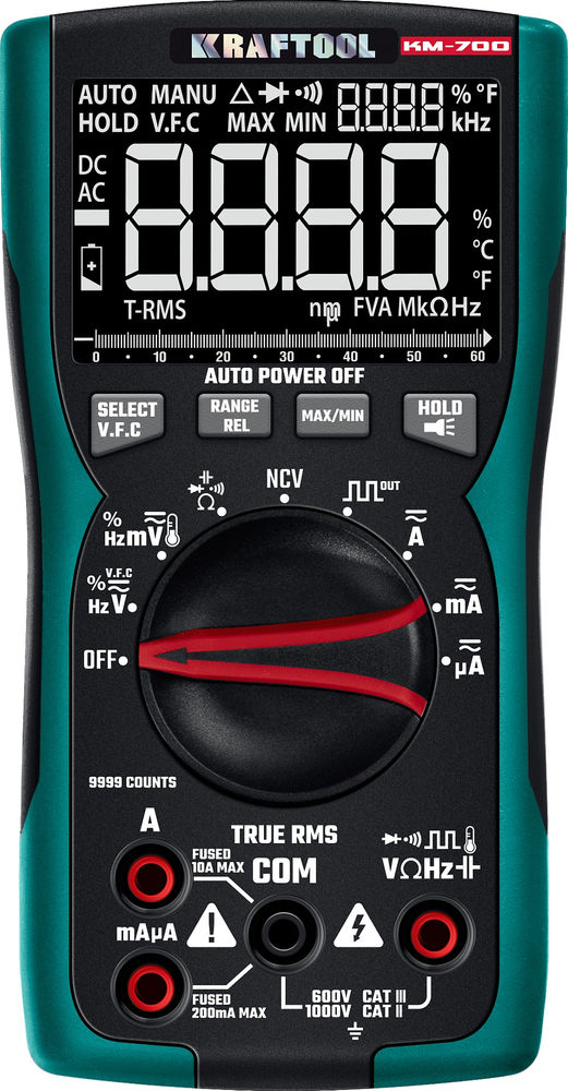 Цифровой мультиметр KM-700 KRAFTOOL 59852