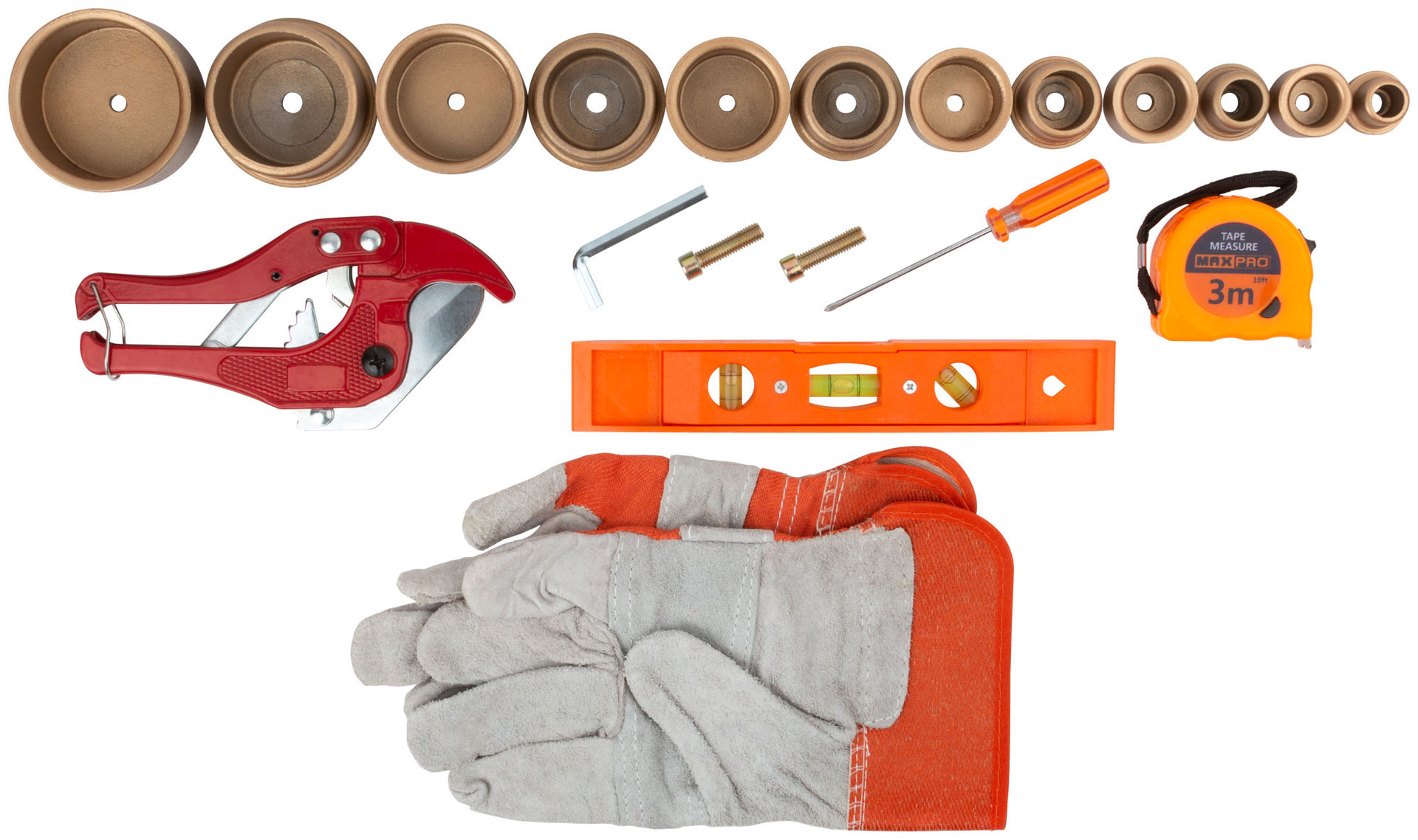 Аппарат сварочный для пластиковых труб 750/1500 Вт; 50-300°; 6 насадок; 5,8 кг; диаметры труб 20/25/32/40/50/63мм; металлический кейс MAX-PRO 85283