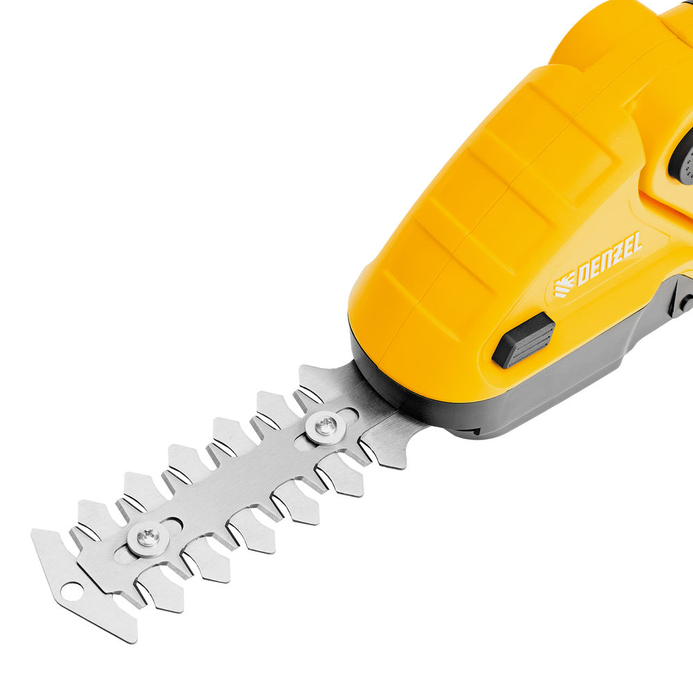 Ножницы-кусторез аккумуляторные GS-7, Li-Ion, 7,2 В Denzel (59428)