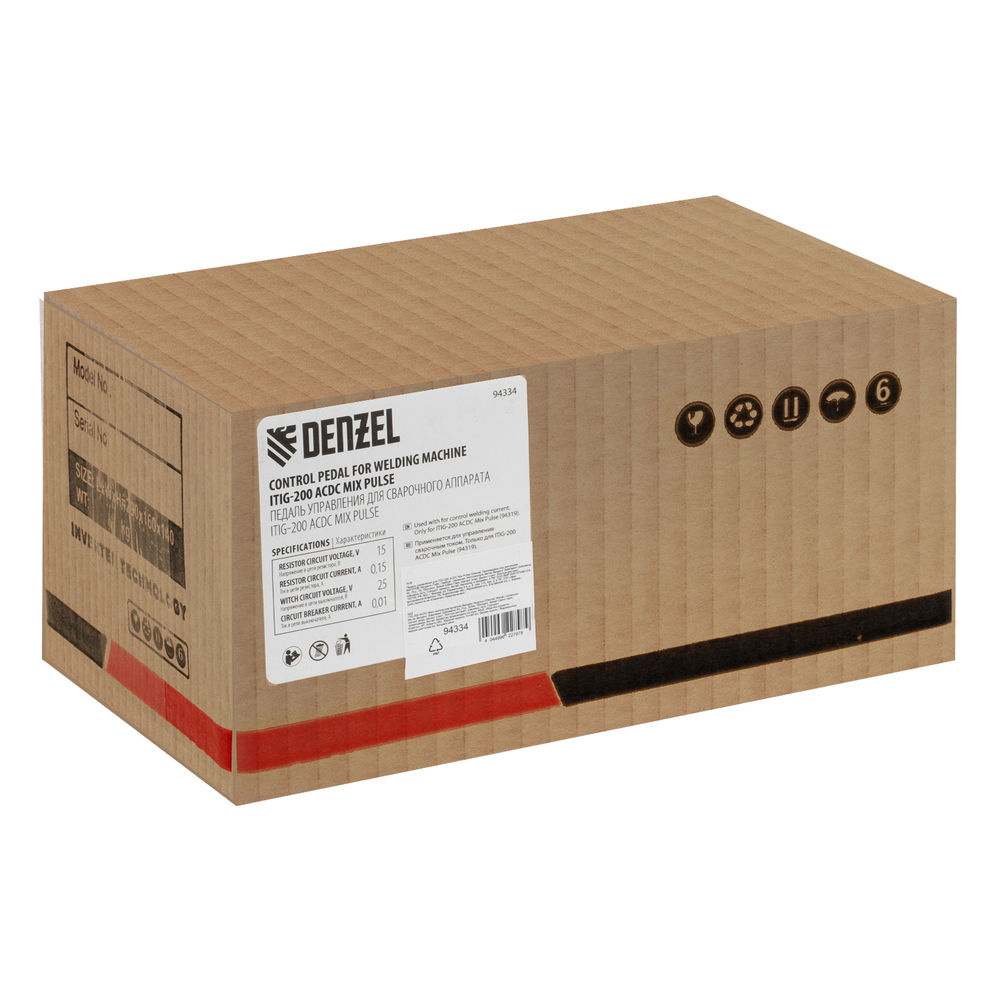 Педаль управления для ITIG-200 ACDC Mix Pulse Denzel (94334)