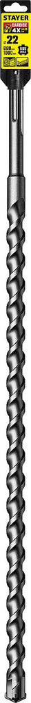 Бур SDS-max Professional Hercules-4Х STAYER 22x880/1000 мм 29370-880-22  