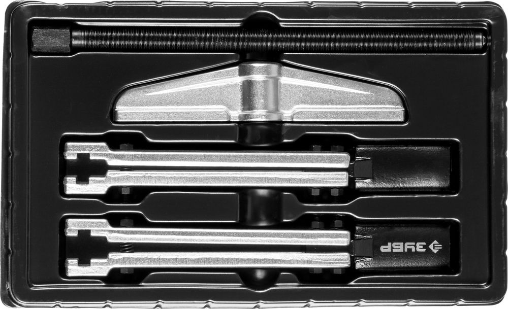 Съемник внешний d 30 - 135 мм внутренний d 60 - 160 мм раздвижной двухзахватный с тонкими захватами Профессионал ЗУБР 43313-160-215