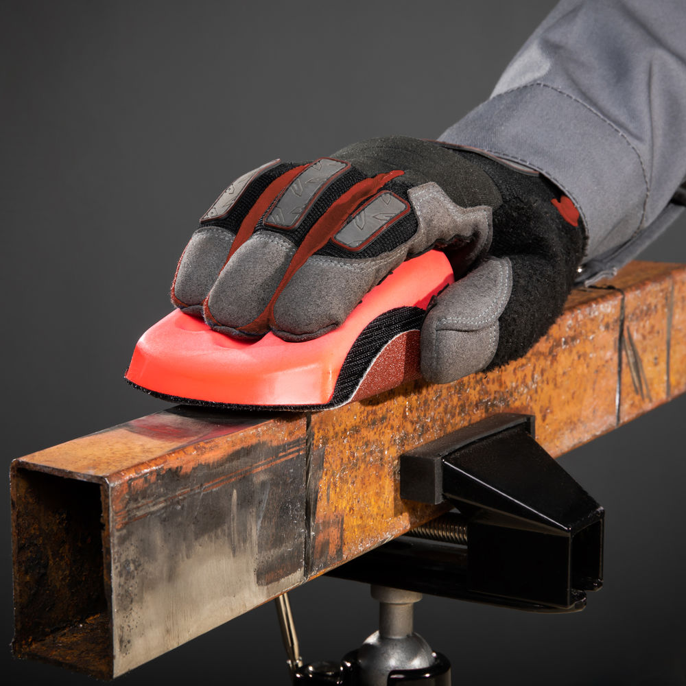 Брусок для шлифования, 125 мм, с липучкой Matrix (75812)