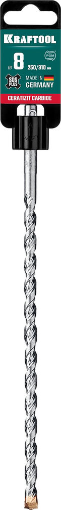 Бур 8 х 310 мм SDS-plus Cerazit Carbide KRAFTOOL 29320-310-08