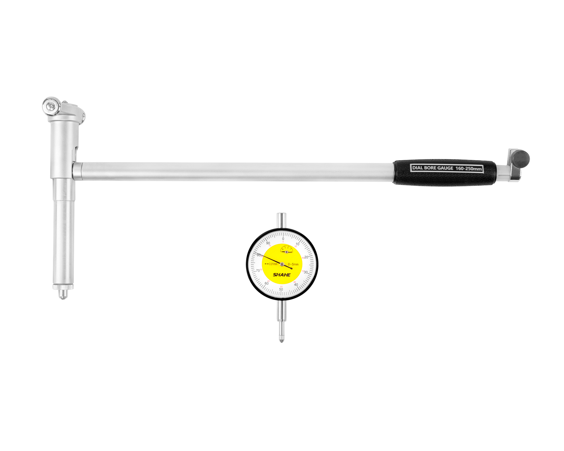 Нутромер индикаторный НИ 160-250 0,01 (ГРСИ №85113-22) SHAHE с поверкой