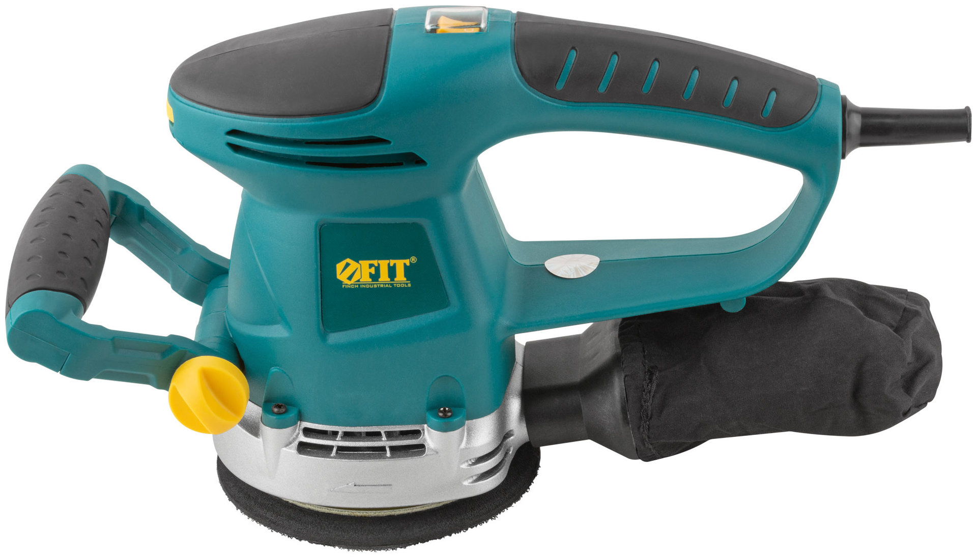 Шлифмашина эксцентриковая 480 Вт; 4000-14000 об/мин; 125 мм; 2 кг; липучка; коробка (80585)