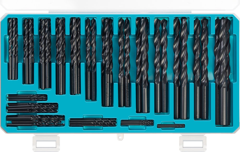 Набор сверл по металлу 100 шт 1-10 мм быстрорежущая сталь класс В пласт.бокс СИБИН 29610-H100