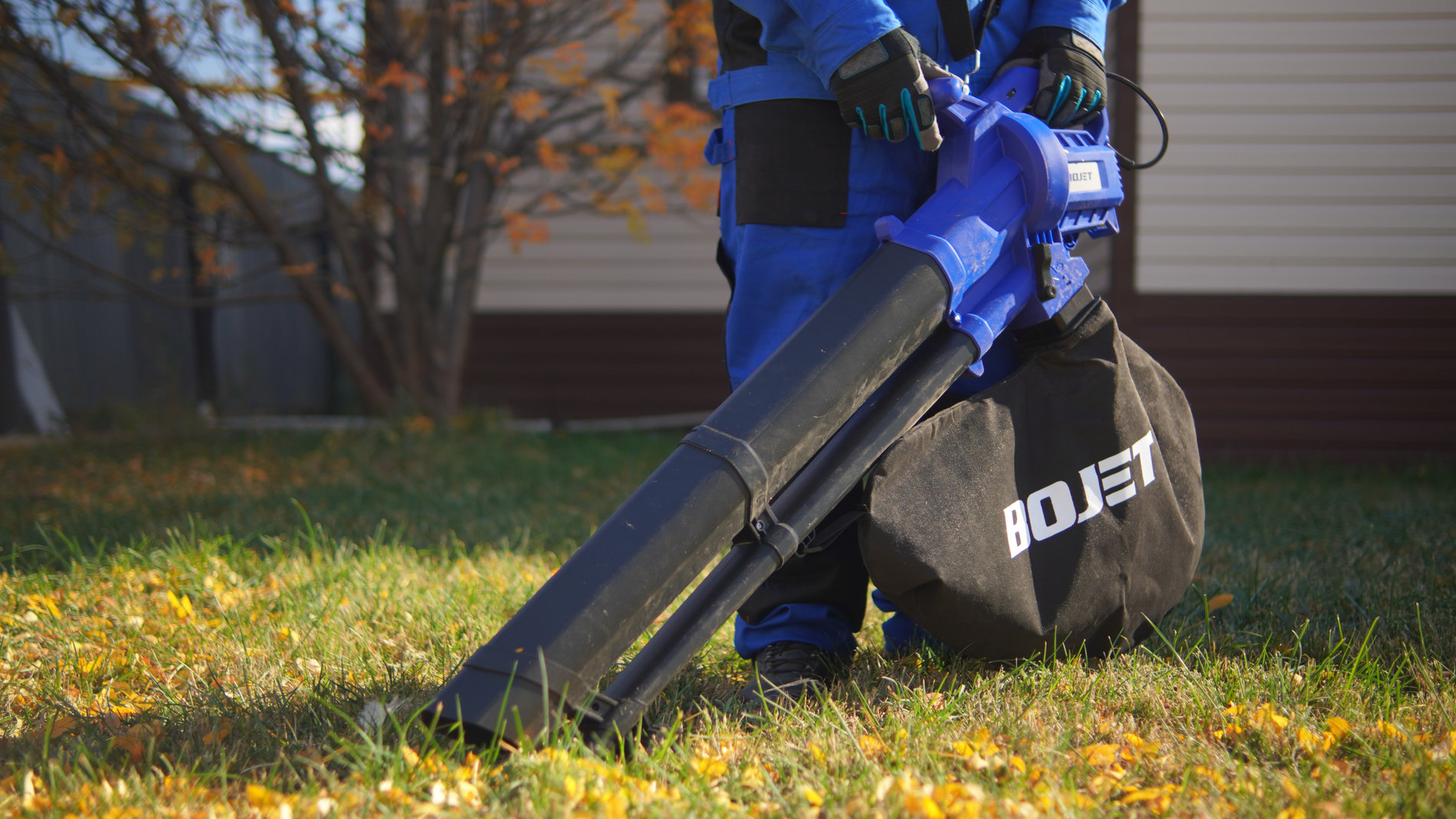 Воздуходувка - пылесос садовый, 2800Вт, 75 м/с