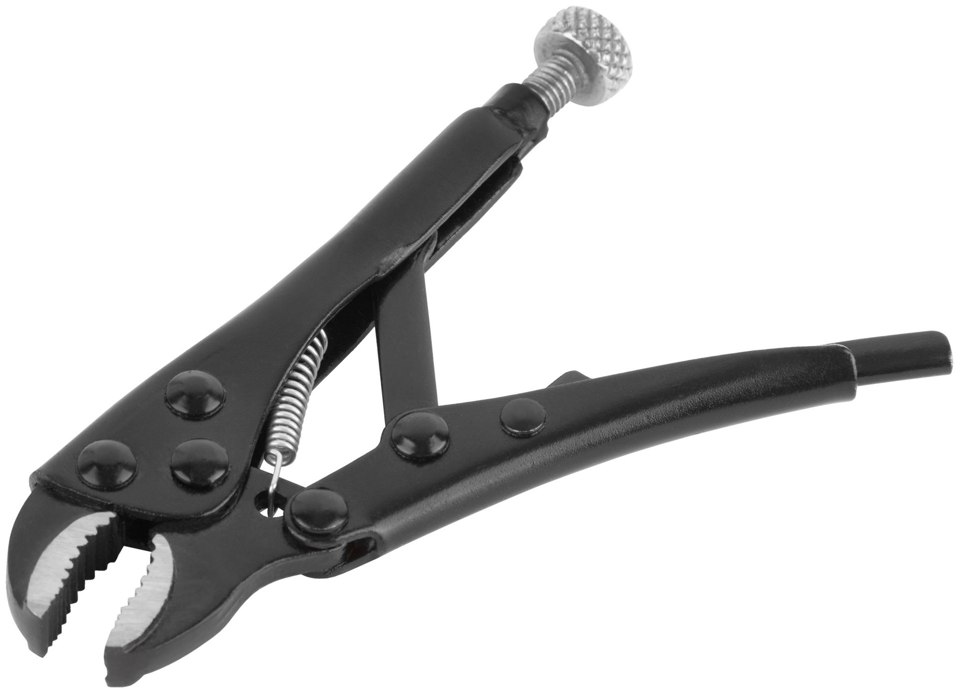 Зажим ручной с фиксатором тип WR черненый 100 мм (52710)