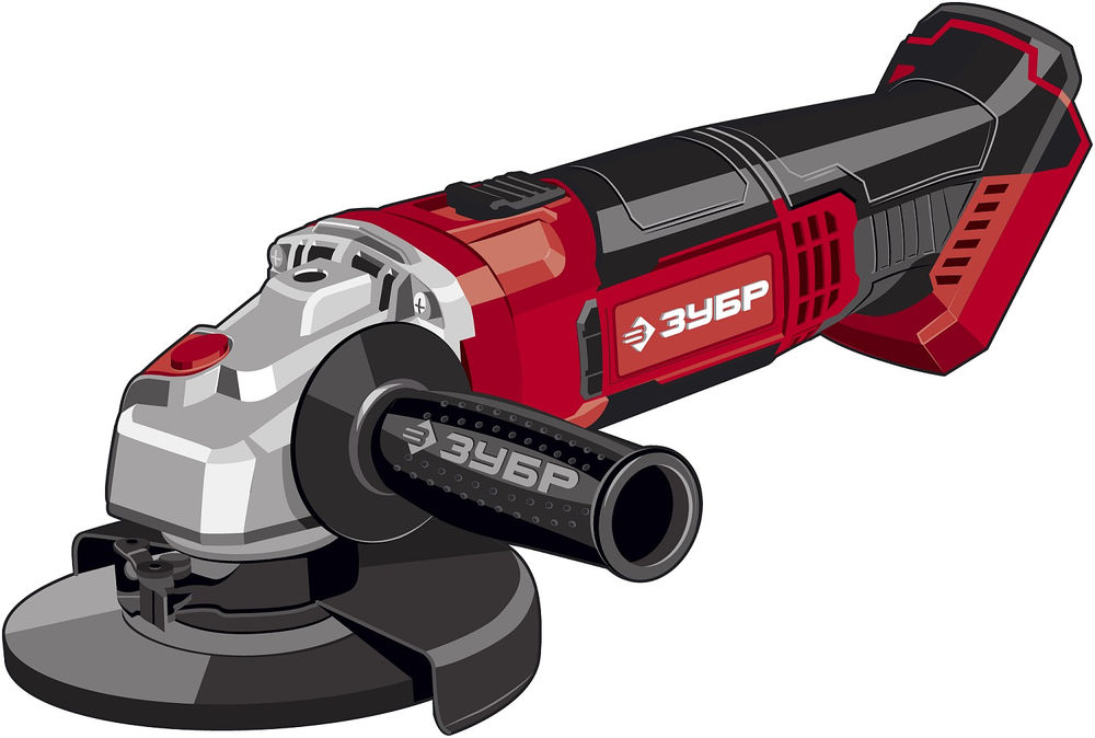 УШМ 18 В 125 мм без АКБ ЗУБР С1-18 УШМ-18-125