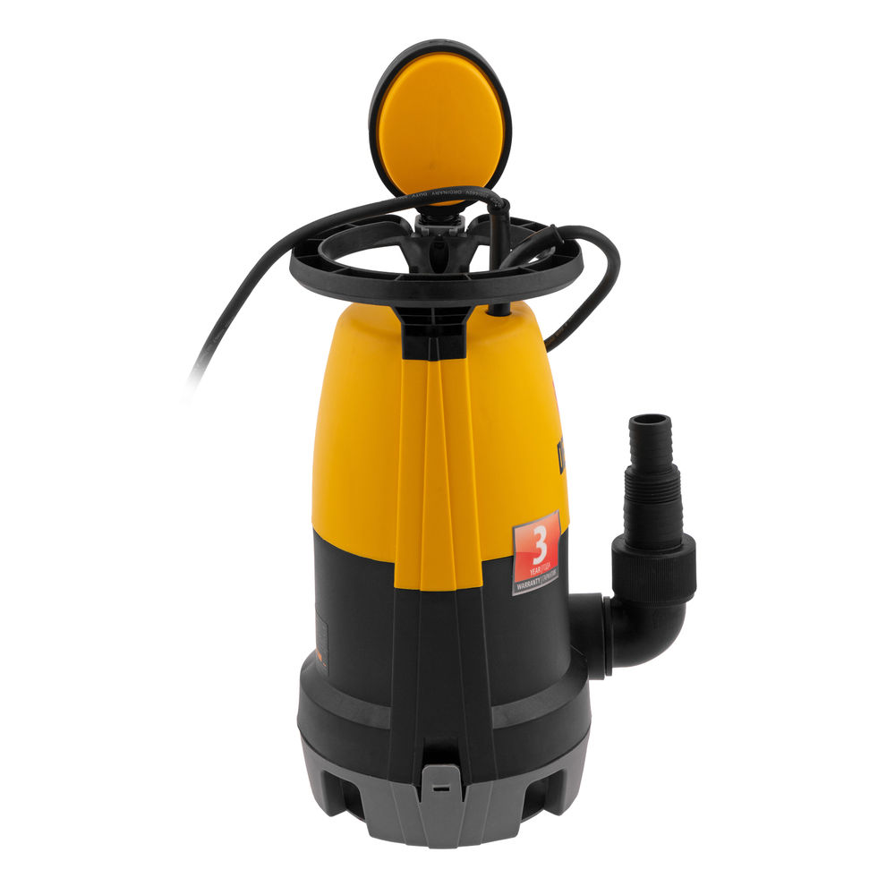 Дренажный насос для чистой и грязной воды DP-600S, 600 Вт, напор 7 м, 13000 л/ч Denzel (97268)