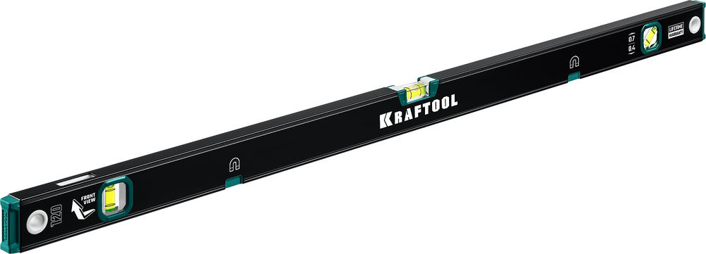 Магнитный уровень 1200 мм, усиленный профиль, с зеркальным глазком KRAFTOOL 34785-120