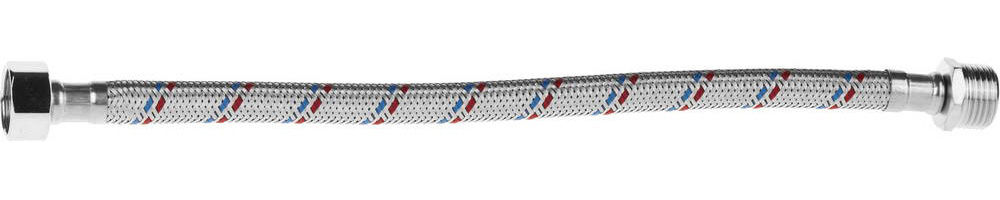 STAYER 1/2?, 0.3 м, гайка-штуцер, гибкая подводка для воды, Professional (51015-G/S-030)