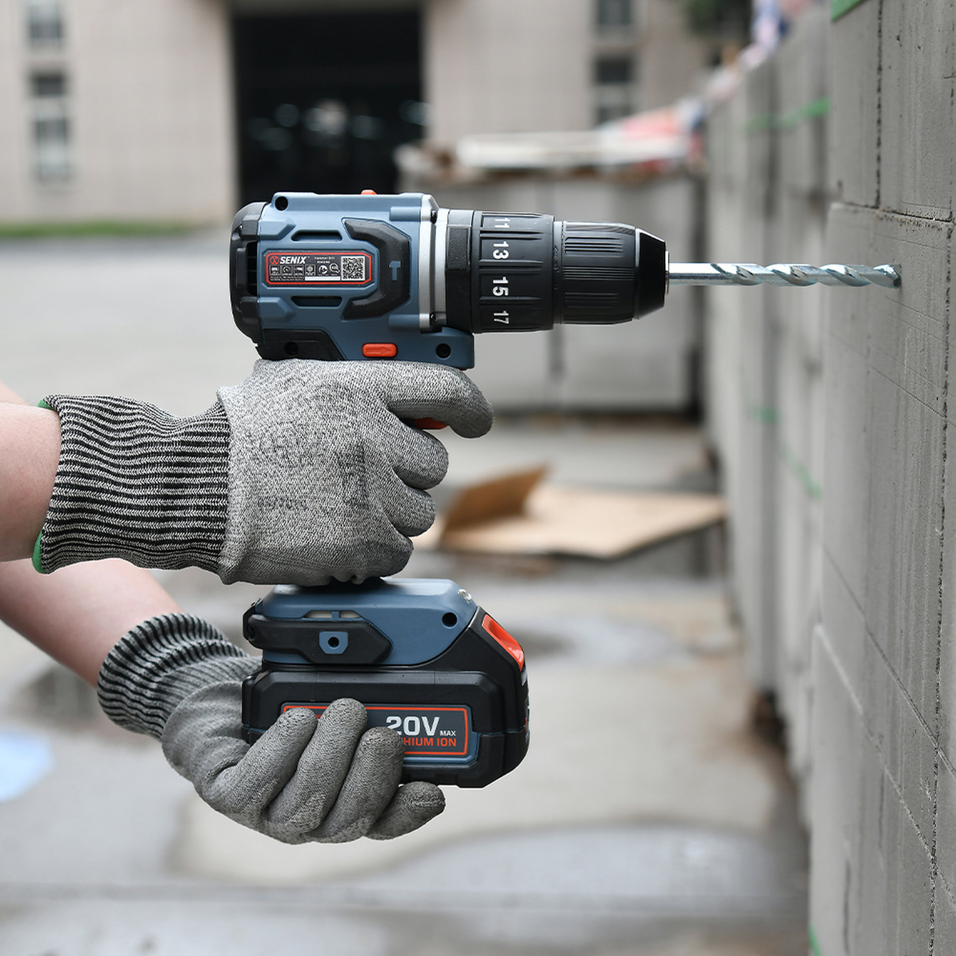 Ударная дрель-шуруповерт, 60 Нм, 2х2,5Ач, ЗУ, кейс X2 20В