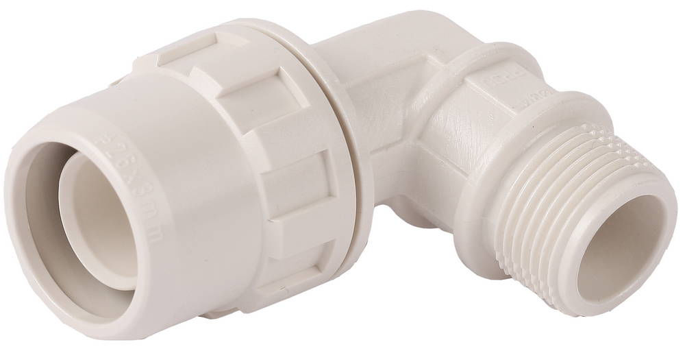 Муфта угловая ШиреФит штуцер с гайкой внешняя резьба 32 мм - 1 ЗУБР 51465-32-1