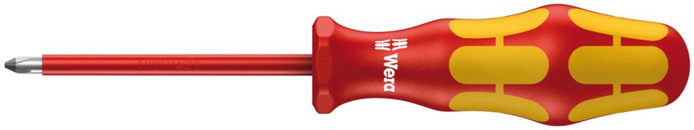Отвёртка диэлектрическая крестовая PH 1 x 80 мм VDE серия 162 i PH Wera WE-006152