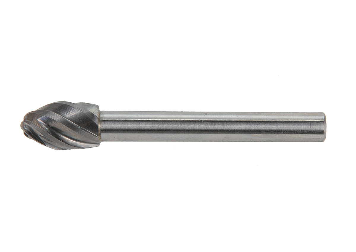 Борфреза овальная 10x16x60 мм, VHM, AL, форма E (серия 900611) GARWIN INDUSTRIAL 900611-101660