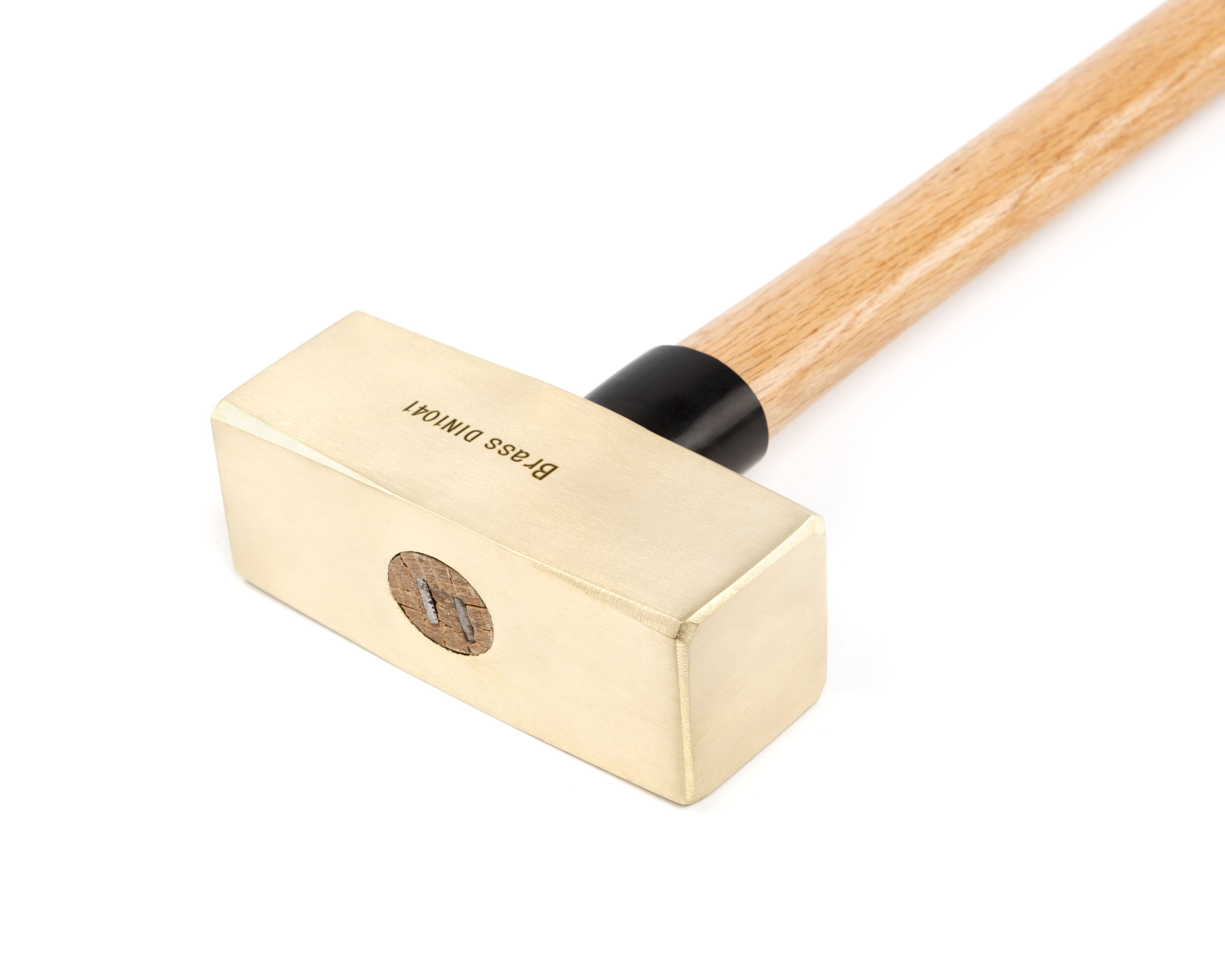 Кувалда тупоносая (немецкий тип) 4 кг латунь рукоятка дерево искробезопасная 2104B-1016, HORTZ