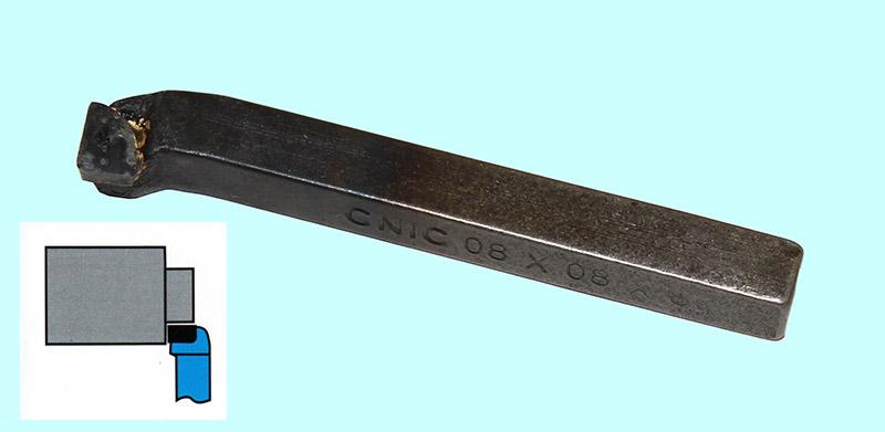 Резец Подрезной отогнутый 8х 8х 80 Т5К10 DIN 4977 CNIC