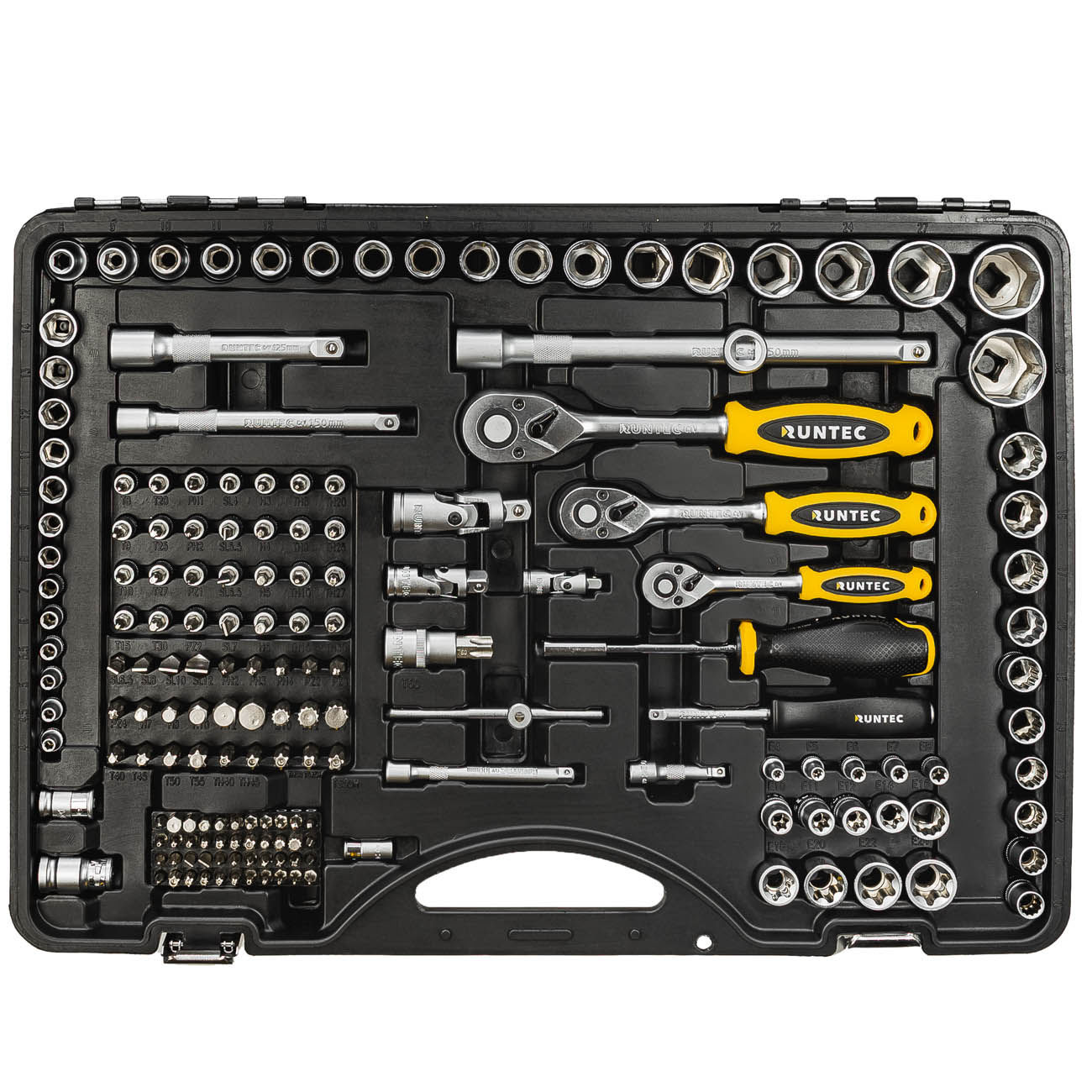 RUNTEC RT-HT216 Набор ручных инструментов RUNTEC Performance 216 предметов 1/2, 3/8, 1/4 (RT-HT216)