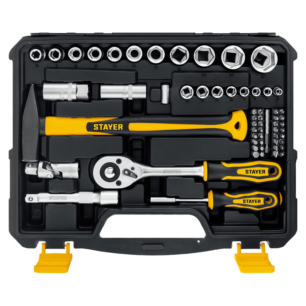 Набор инструмента универсальный 83 предм., (1/2+ 1/4) UNIVERSAL 83 Professional STAYER 27710-H83