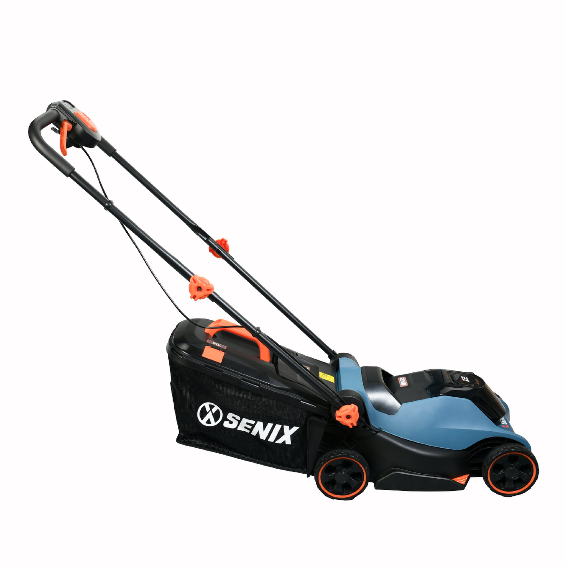 Газонокосилка аккумуляторная, 32 см, 1 аккумулятор 4Ач, ЗУ X2 20В