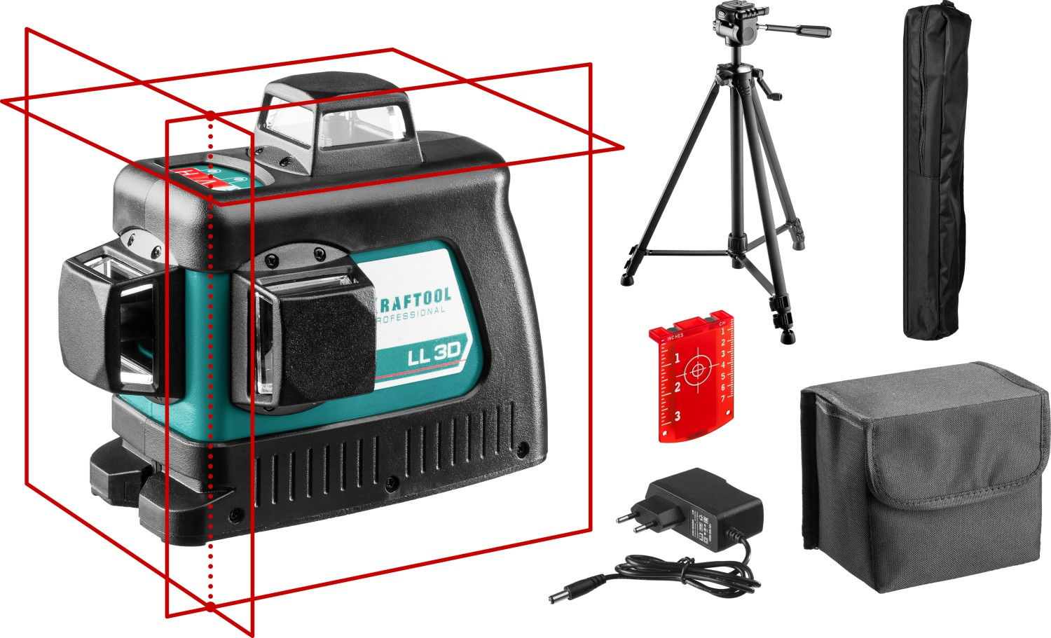 Лазерный нивелир LL 3D #3 KRAFTOOL 34640-3