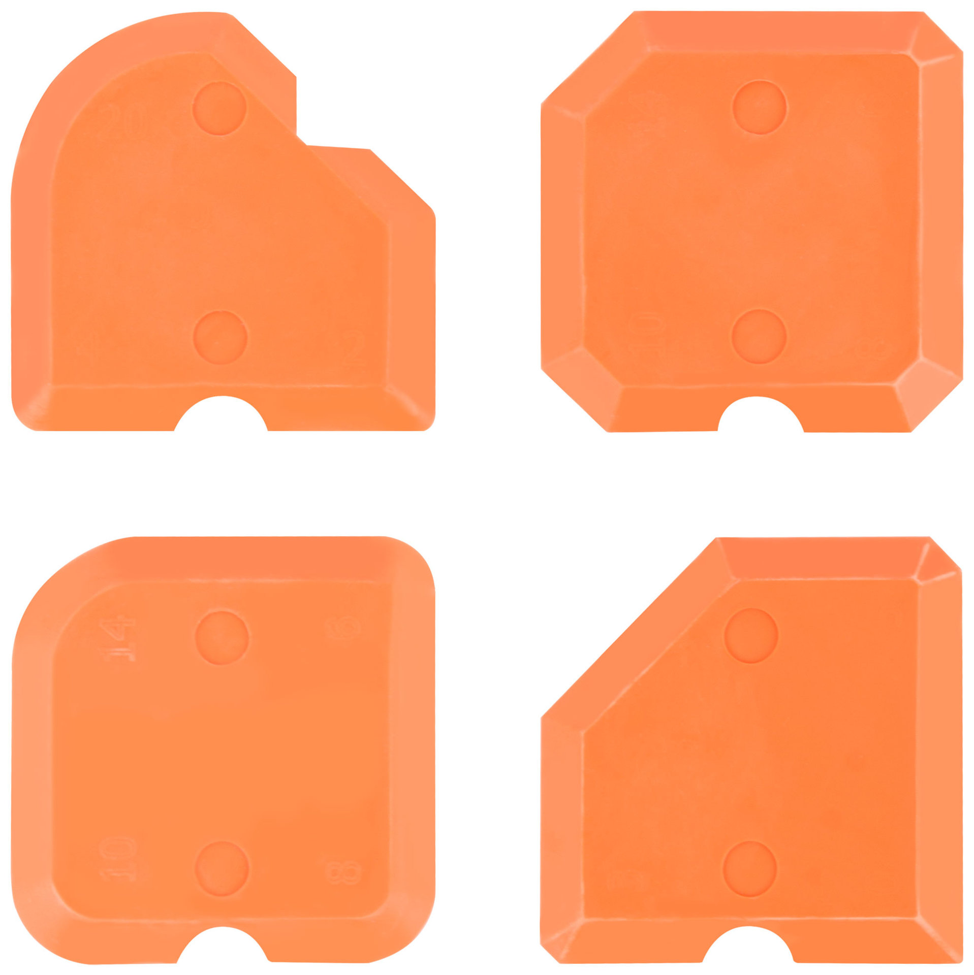 Шпатели эластичные для формирования швов, набор 4 шт. (06894)