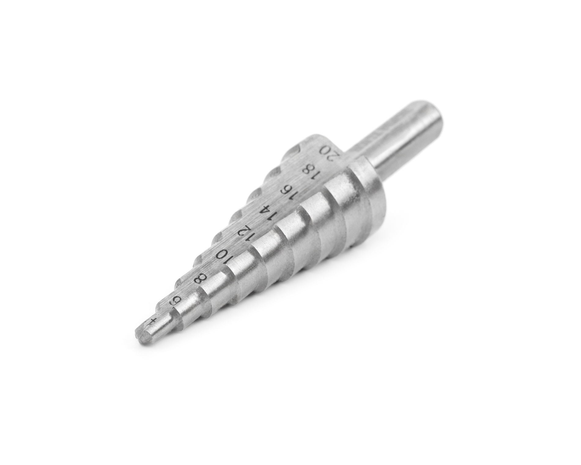 Сверло ступенчатое 4-20 ст.9 (dхв=8,0, Р6М5K5) (4;6;8;10;12;14;16;18;20) HORTZ