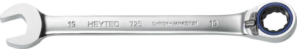 Ключ гаечный комбинированный с реверсной трещоткой 15 мм 50725 HE-50725015080