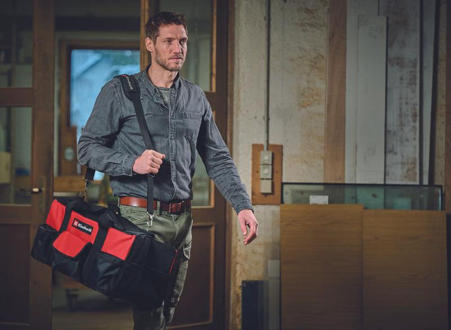 Сумка для инструментов Einhell Bag 56/29, 56х29х30см,до 25кг,с карманами под аккумуляторы (4530078)