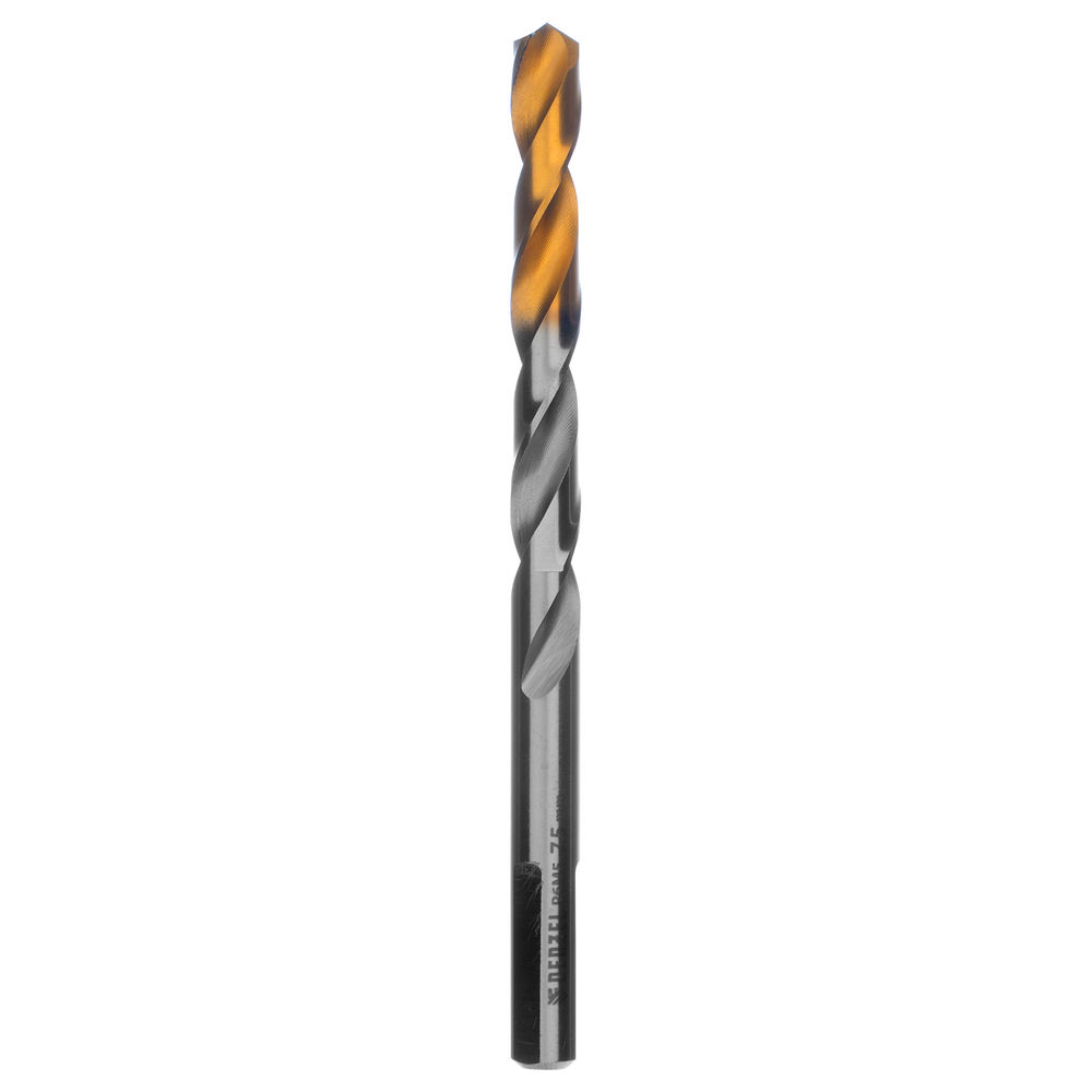 Сверло спиральное по металлу 7,5 x 109 мм, Р6М5, Golden Tip Denzel (718238)