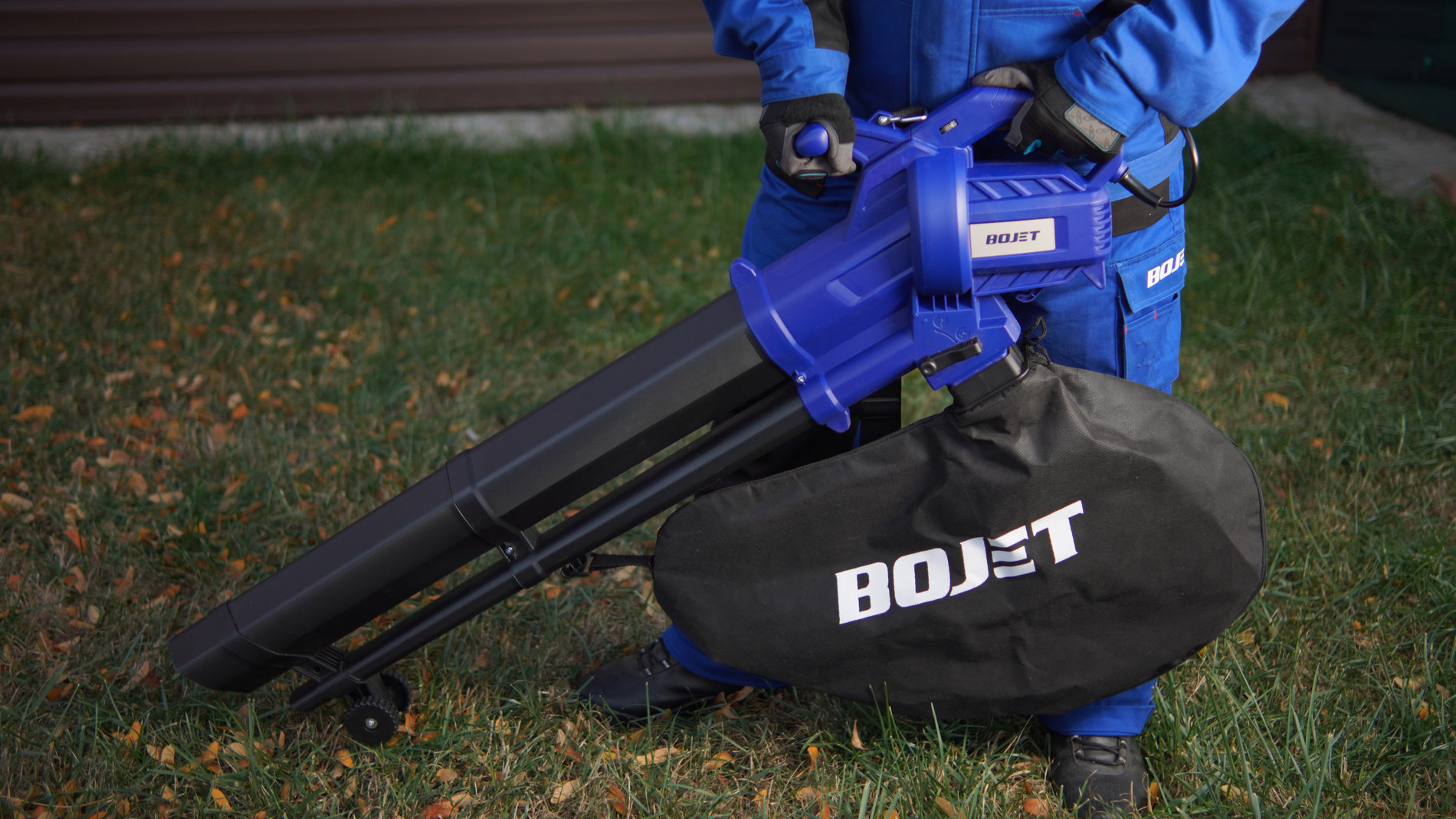 Воздуходувка - пылесос садовый, 2800Вт, 75 м/с