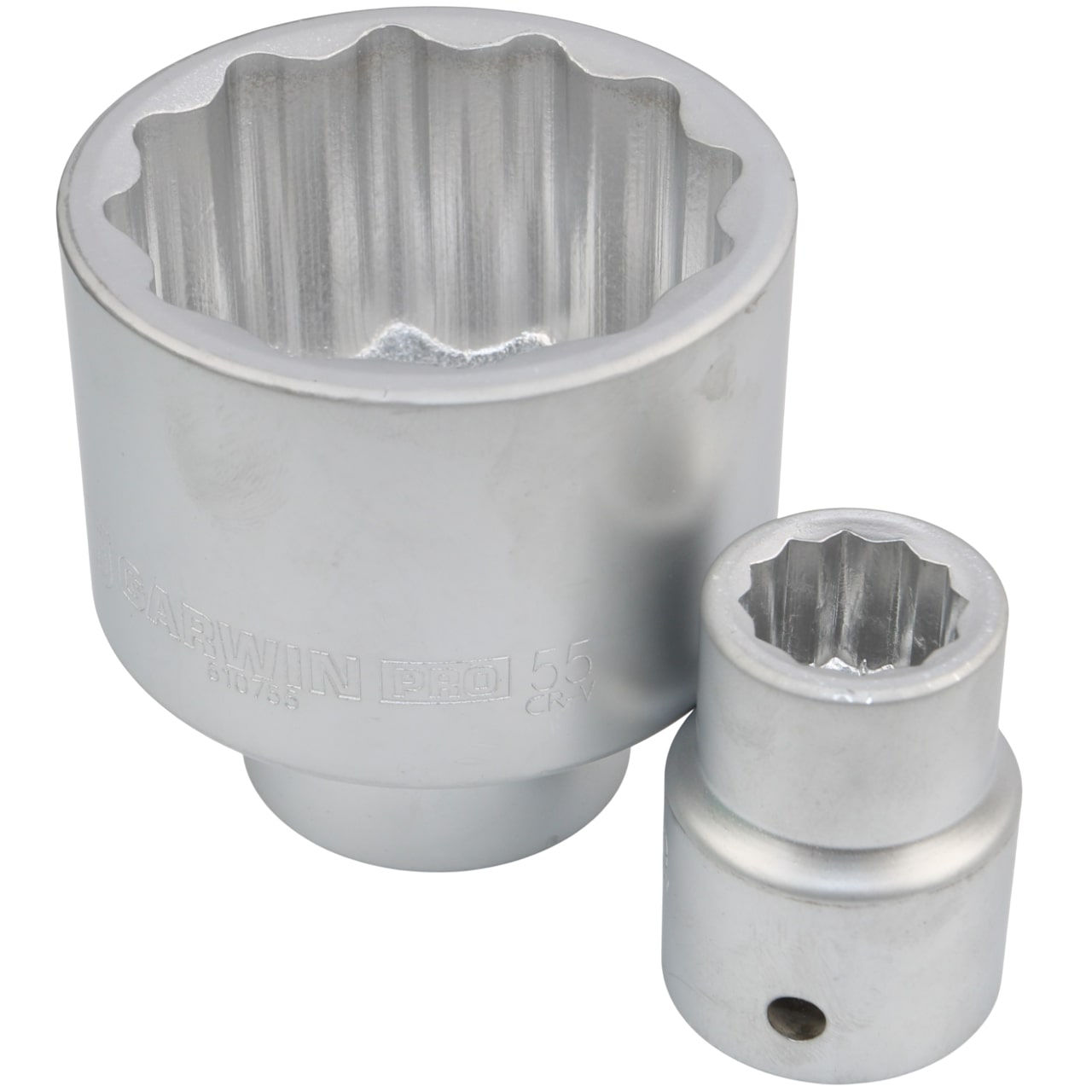 Набор торцевых головок 3/4 12 гр., 19-55 мм, 21 пр., GARWIN PRO, 643565-12