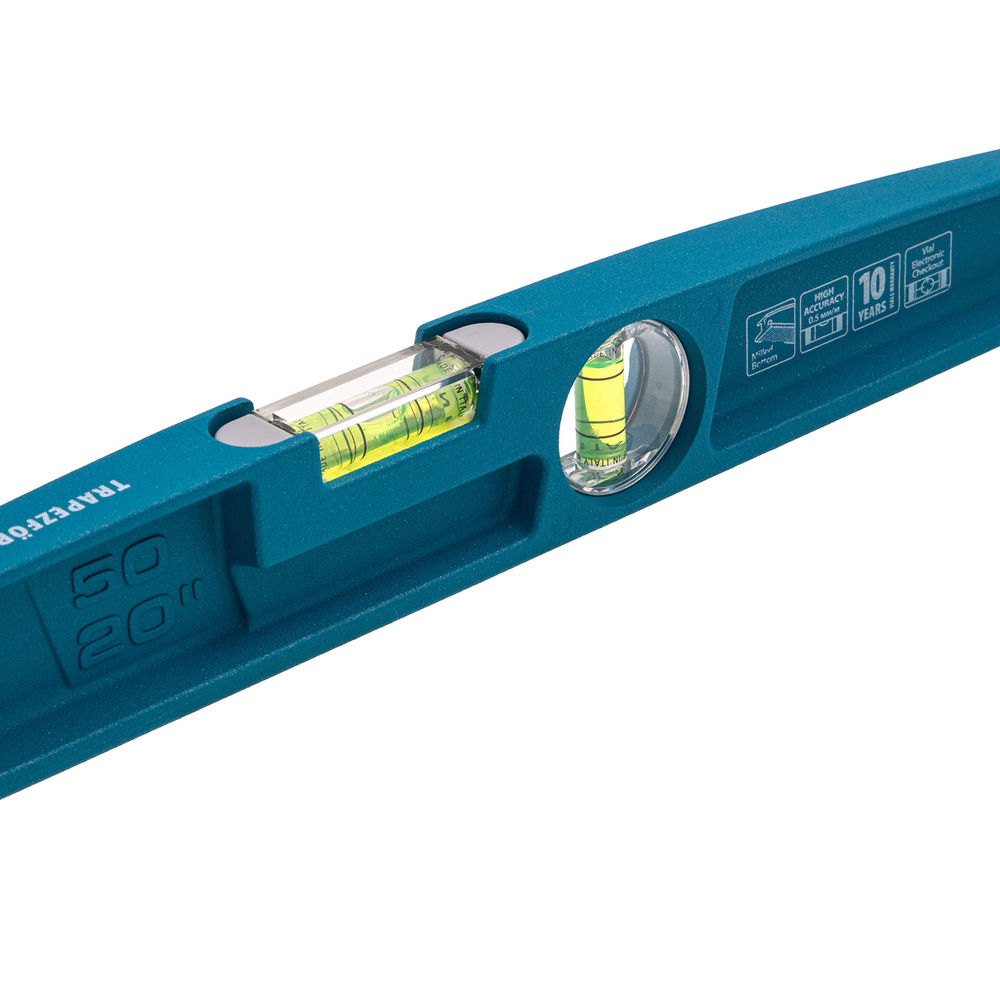 Уровень литой, 500 мм, 2 глазка Gross (34915)