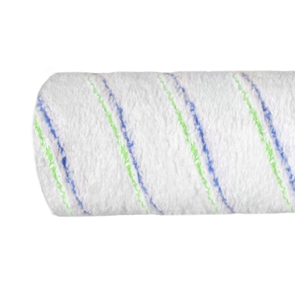 Валик Водные краски, 180 мм, ворс 12 мм, D - 48 мм, D ручки - 6 мм, полиэстер Сибртех (80186)