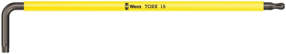 967 SPKXL TORX® Multicolour Г-образный ключ, удлиненный, с шаром, TX 15 x 123 мм (WE-024484)